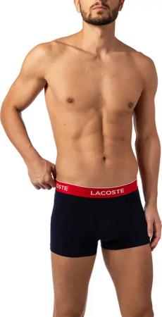 LACOSTE Herren Boxershorts blau Baumwolle & Mix unifarben