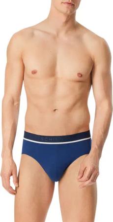 Schiesser Herren Rio-Slip blau,schwarz Baumwolle & Mix unifarben
