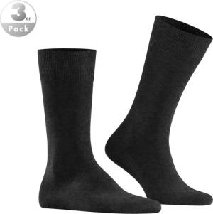 Falke Herren Socken grau Baumwolle & Mix unifarben