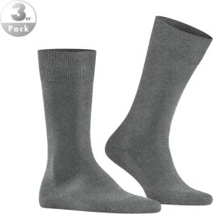 Falke Herren Socken grau Baumwolle & Mix unifarben