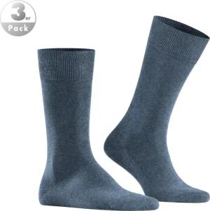Falke Herren Socken blau Baumwolle & Mix unifarben
