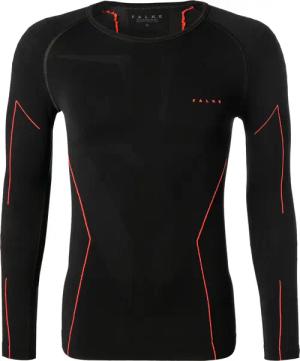 Falke Herren Longsleeve schwarz Mikrofaser/Funktion unifarben