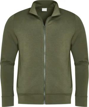 Mey Herren Sweatjacke grün Baumwolle & Mix unifarben