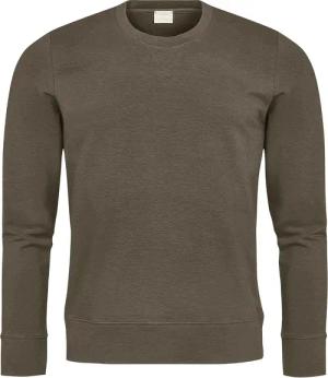 Mey Herren Sweatshirt grün Baumwolle & Mix unifarben