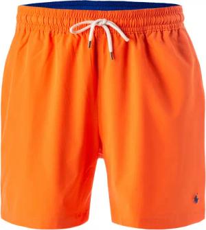 Polo Ralph Lauren Herren Badeshorts orange Mikrofaser unifarben