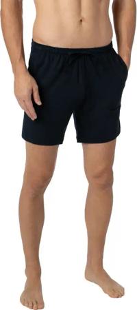 Novila Herren Pants blau Jersey-Baumwolle unifarben