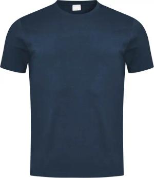 Mey Herren T-Shirt blau Baumwolle & Mix unifarben