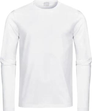 Mey Herren Longsleeve weiß Baumwolle & Mix unifarben