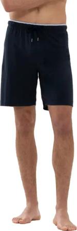Mey Herren Pyjamashorts blau Baumwolle & Mix unifarben
