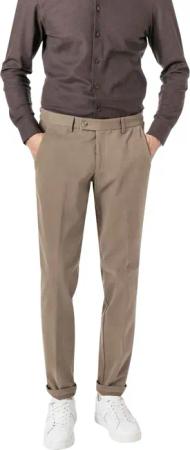 HILTL Herren Hose beige Slim Fit
