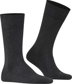 Falke Herren Socken grau Baumwolle & Mix unifarben