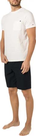 Tommy Hilfiger Herren Pyjama blau Jersey-Baumwolle unifarben