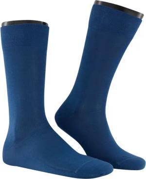Falke Herren Socken blau Baumwolle & Mix unifarben