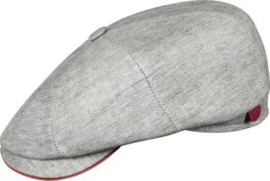 Herrenausstatter Herren Sportmütze grün Linen meliert