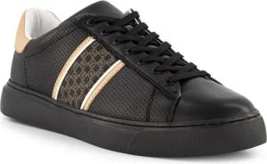AIGNER Herren Sneaker schwarz Glattleder