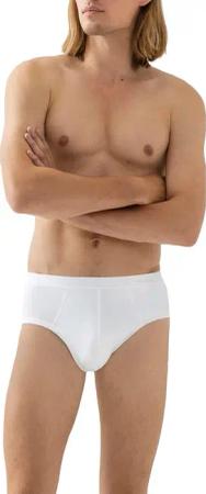 Mey Herren Men-Slip weiß Baumwolle & Mix unifarben