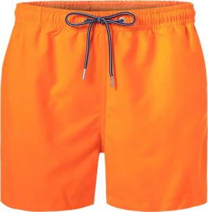 HOM Herren Badeshorts orange unifarben
