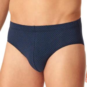Schiesser Herren Unterwäsche blau Baumwolle & Mix Gemustert