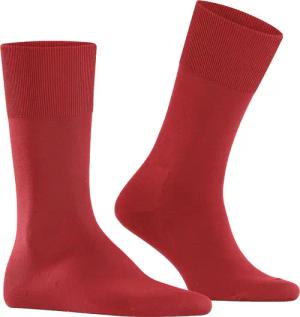 Falke Herren Socken rot Merinowolle unifarben
