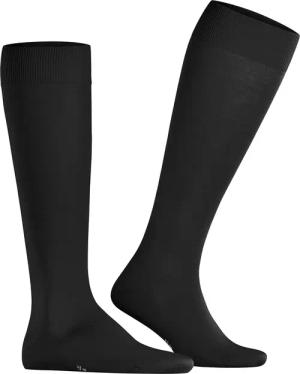 Falke Herren Kniestrümpfe schwarz Mikrofaser/Funktion unifarben