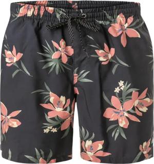 Quiksilver Herren Badeshorts schwarz Mikrofaser floral