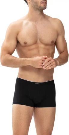Mey Herren Shorty schwarz Baumwolle & Mix unifarben