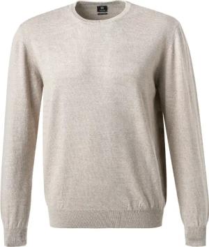 BOGGI MILANO Herren Pullover beige unifarben