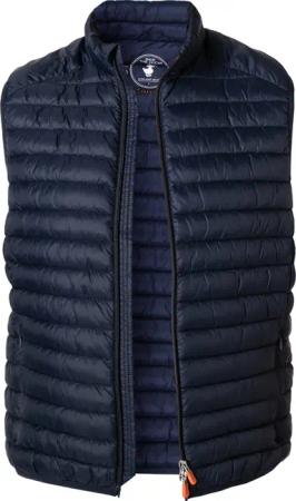 SAVE THE DUCK Herren Steppweste blau unifarben