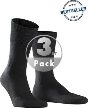 Falke Herren Socken schwarz Baumwolle & Mix unifarben
