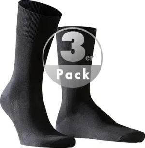 Falke Herren Socke schwarz Baumwolle & Mix unifarben