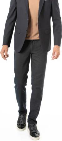 Brax Herren Hose schwarz meliert