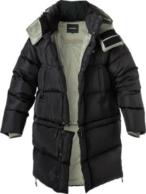 EMPORIO ARMANI Herren Daunenparka schwarz unifarben