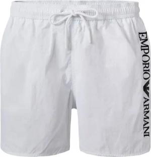 EMPORIO ARMANI Herren Badeshorts weiß Mikrofaser unifarben