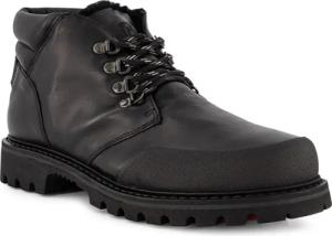 BOGNER Herren Schnürschuhe schwarz Glattleder
