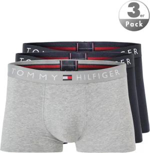 Tommy Hilfiger Herren Trunks blau,grau Baumwolle & Mix unifarben