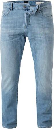 BOSS Black Herren Jeans blau Slim Fit