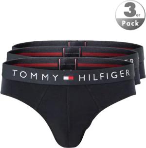 Tommy Hilfiger Herren Slips blau Baumwolle & Mix unifarben