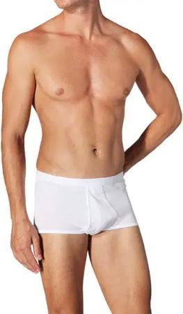 Schiesser Herren Slip weiß Reine Baumwolle unifarben