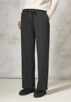 Cecil Damen Hose im Two-Tone-Look in Schwarz, Gr: M