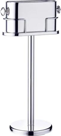 EDZARD Sektkühler Leo, inkl. Ständer (H 79 cm), hochglanzpoliert, mit Griffen