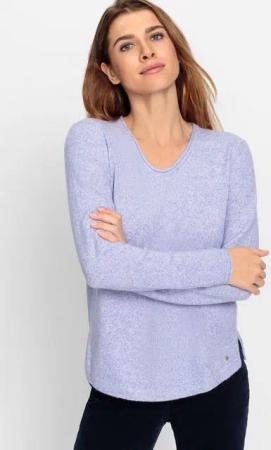 Olsen V-Ausschnitt-Pullover mit V-Ausschnitt