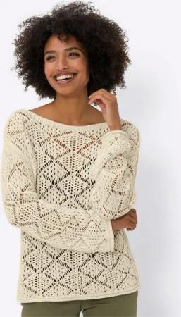 heine Strickpullover Ajourpullover