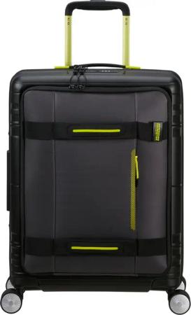 American Tourister HELLO CABIN Spinner 55/20 Exp COATED Black/Lime