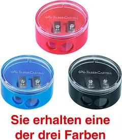 FABER-CASTELL Dosenspitzer doppelt farbsortiert