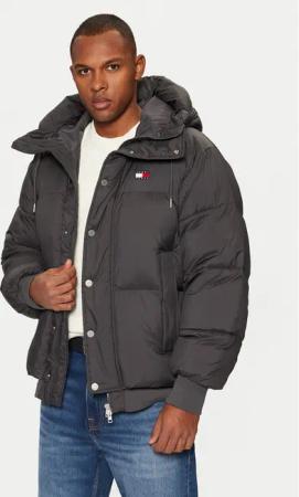 Tommy Jeans Daunenjacke DM0DM21145 Grau Regular Fit
