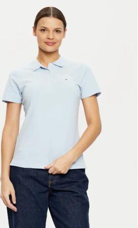 Tommy Hilfiger Poloshirt WW0WW43930 Himmelblau Slim Fit