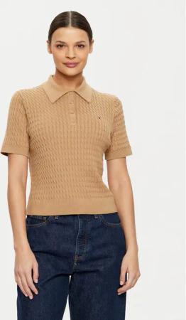 Tommy Hilfiger Pullover WW0WW43957 Beige Regular Fit