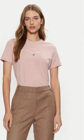 Tommy Hilfiger T-Shirt WW0WW43895 Rosa Regular Fit