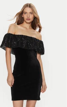 ONLY Coctailkleid Tanya 15336170 Schwarz Regular Fit