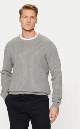Tommy Hilfiger Pullover MW0MW37400 Grau Slim Fit